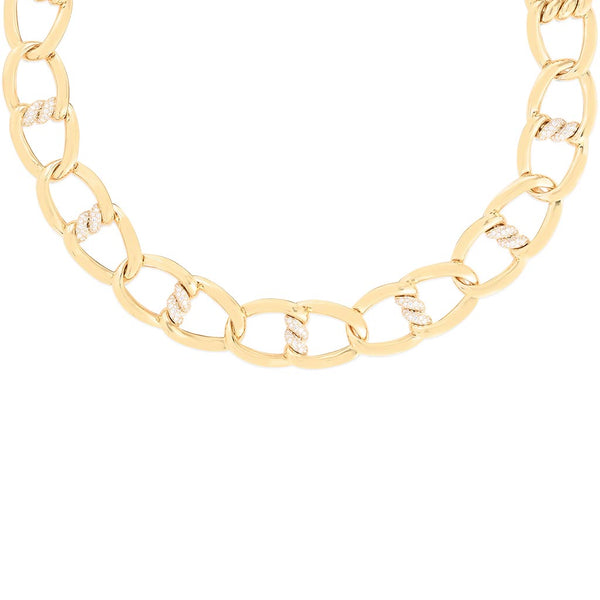 Cialoma Diamond Knot Necklace - 1